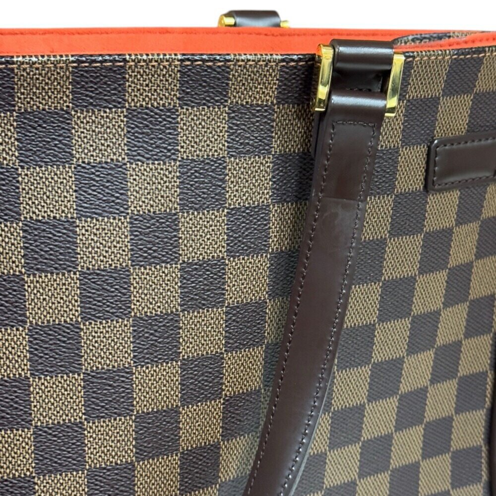 LOUIS VUITTON Authentic Brown Damier Canvas Bag - Picture 10 of 12